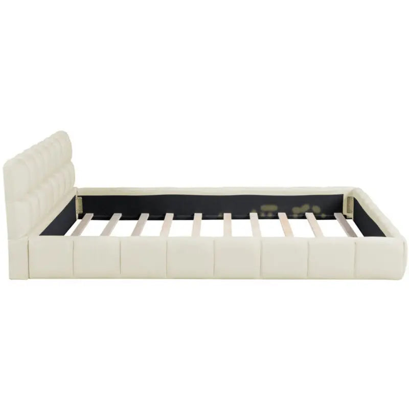 Bed 140x200-Double bed 140x200-Upholstered bed with soft back-Adult bed in SK style
